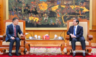 Chủ tịch UBND tỉnh Bắc Ninh Phạm Hoàng Sơn tiếp và làm việc với lãnh đạo Tập đoàn Goertek